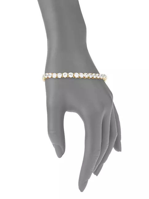 Shop Adriana Orsini 18K-Gold-Plated Sterling Silver & Cubic Zirconia ...