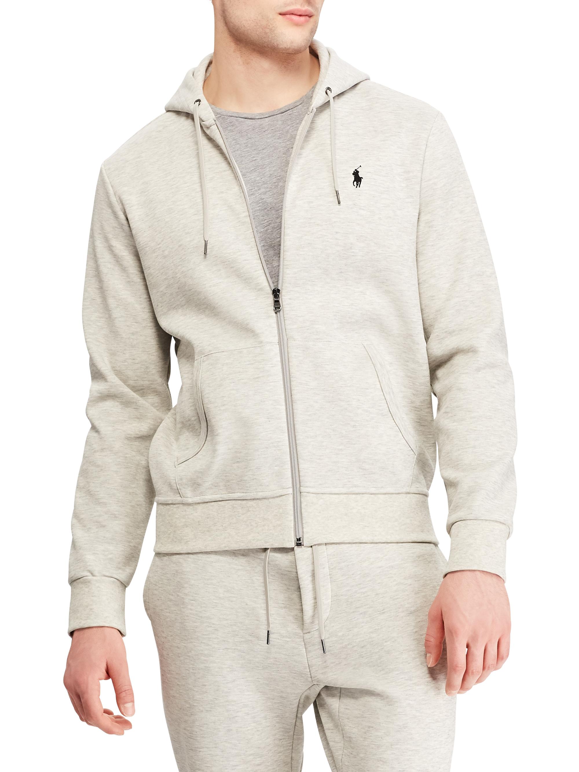Shop Polo Ralph Lauren Double-Knit Full-Zip Hoodie | Saks Fifth Avenue