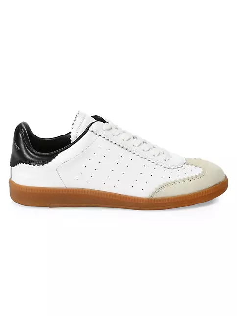 Shop Marant Leather Sneakers | Saks Fifth