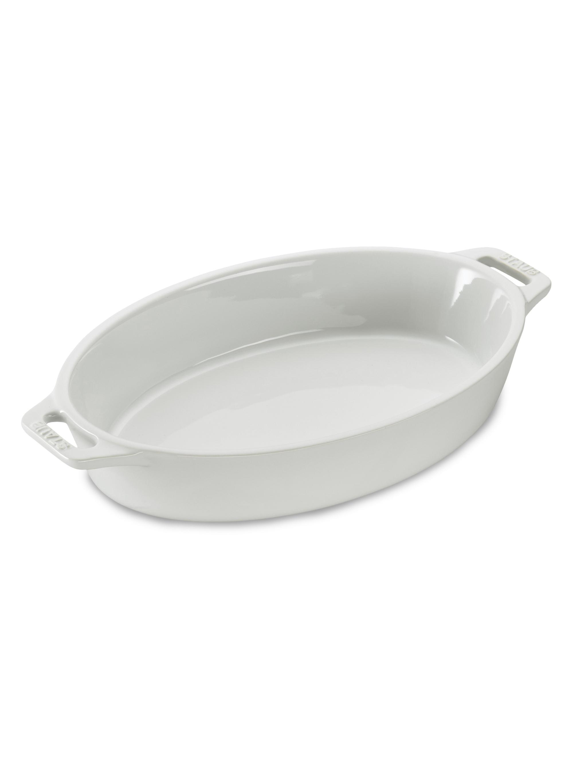 Shop Staub 9" Oval Stoneware Baking Dish Saks Fifth Avenue