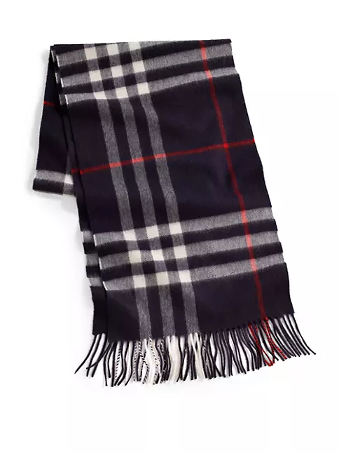Shop Burberry The Classic Giant Check Cashmere Scarf Saks